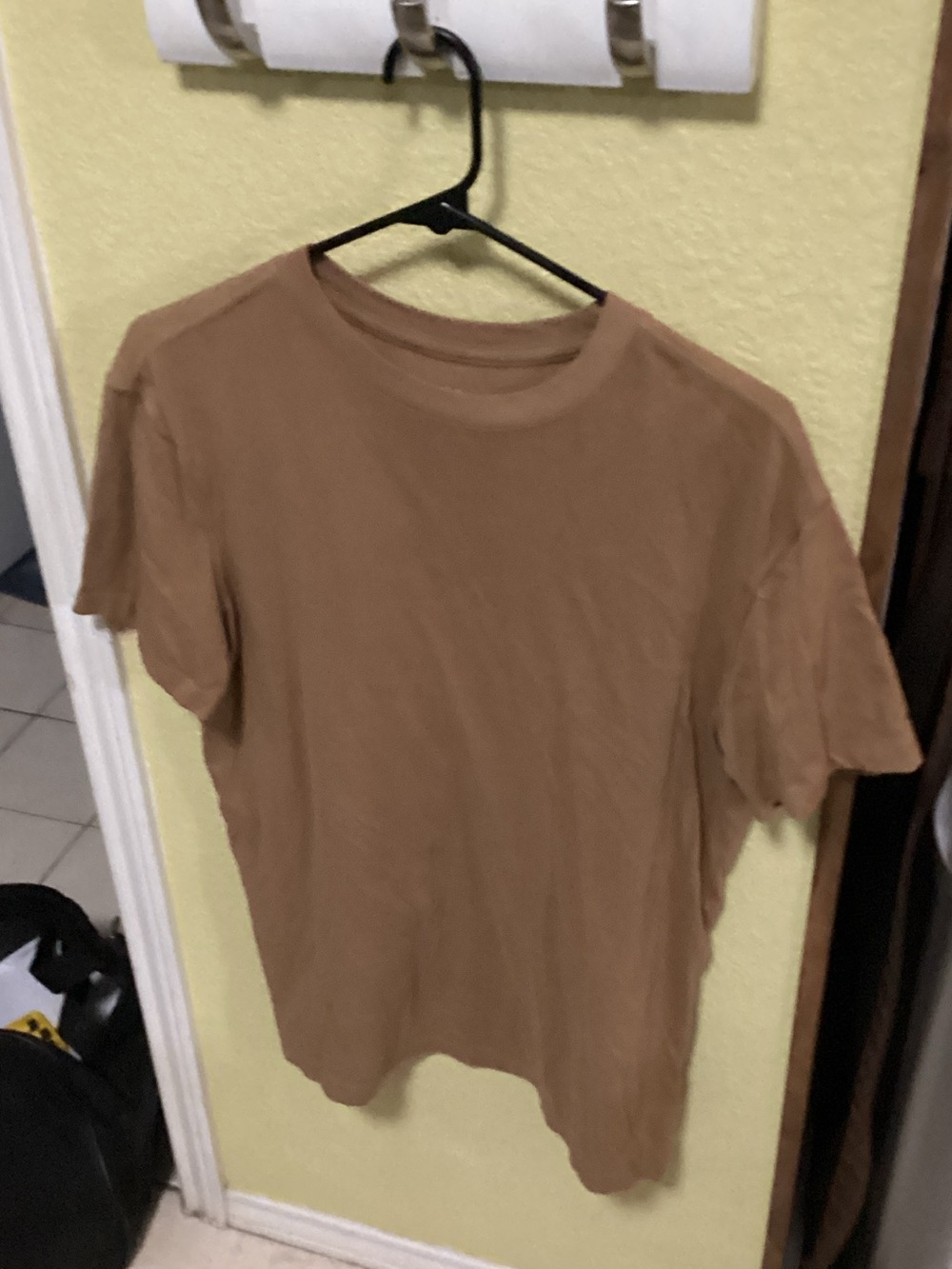 Goodfellow & Co Brown Crew Neck Short Sleeve Tee